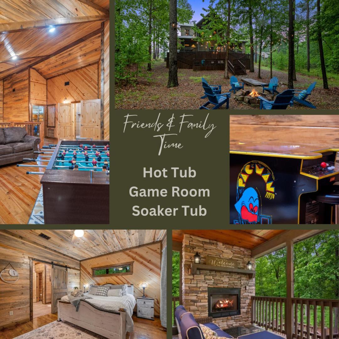 King Suite! Hot Tub, Arcade Games, L2 Ev, Fire Pit, Kids Playset, Ping Pong, Dog Friendly Broken Bow Eksteriør billede